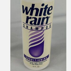 Vintage 90s White Rain Conditioning Shampoo 15 Oz Full Bottle Discontinued RARE